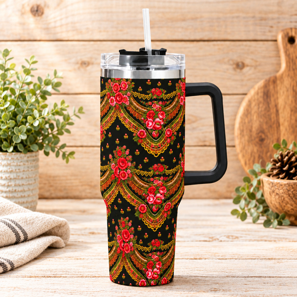 lenco preto 40oz tumbler