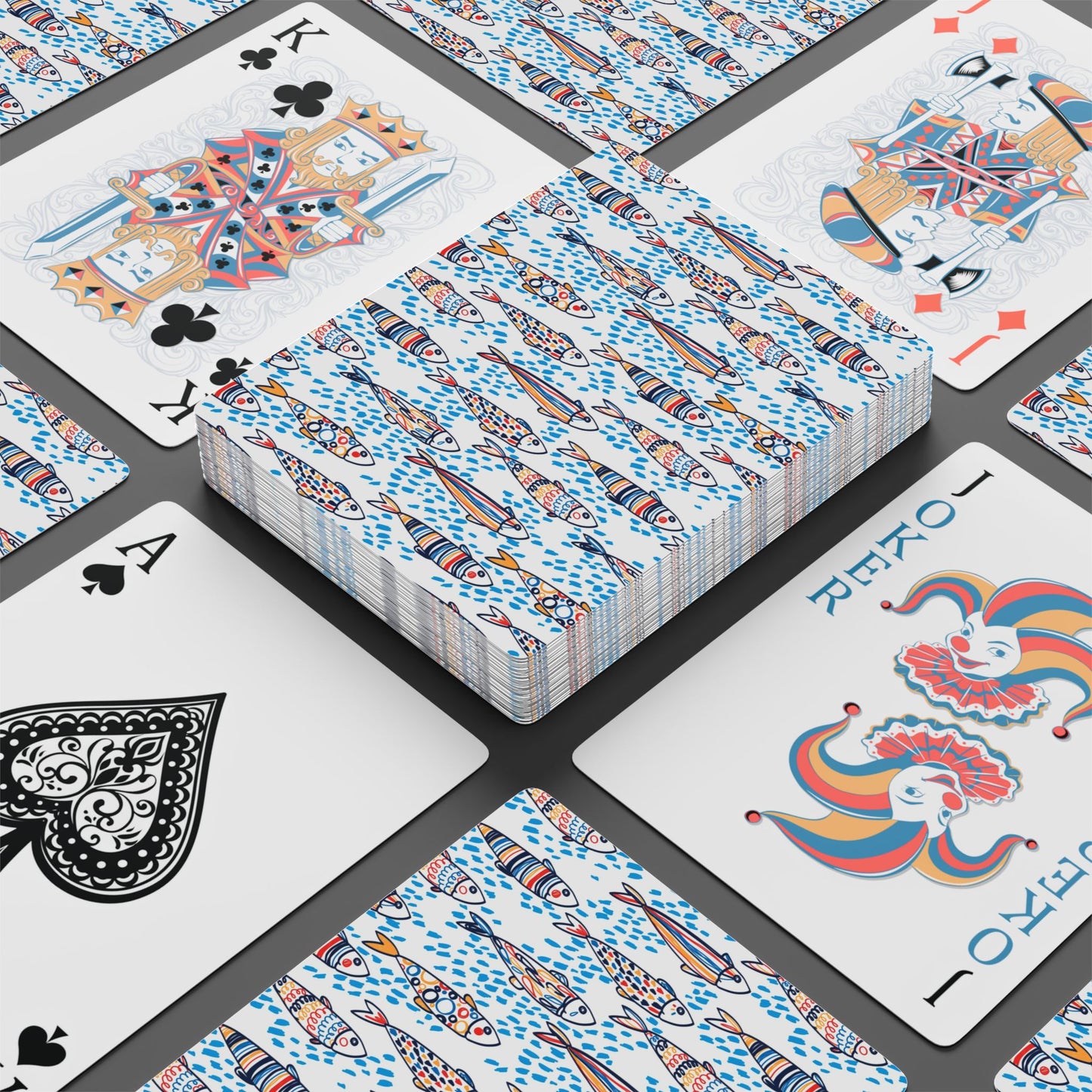 portuguese sardine playing cards