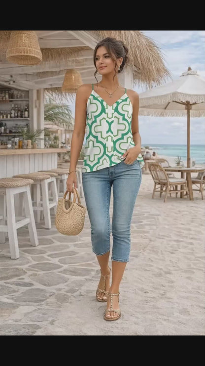 Aurea V-Neck Tank Top