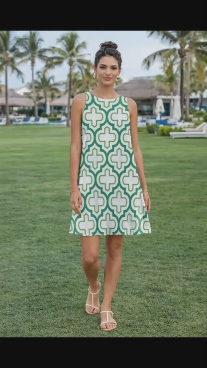 Aurea Sleeveless A-Line Dress